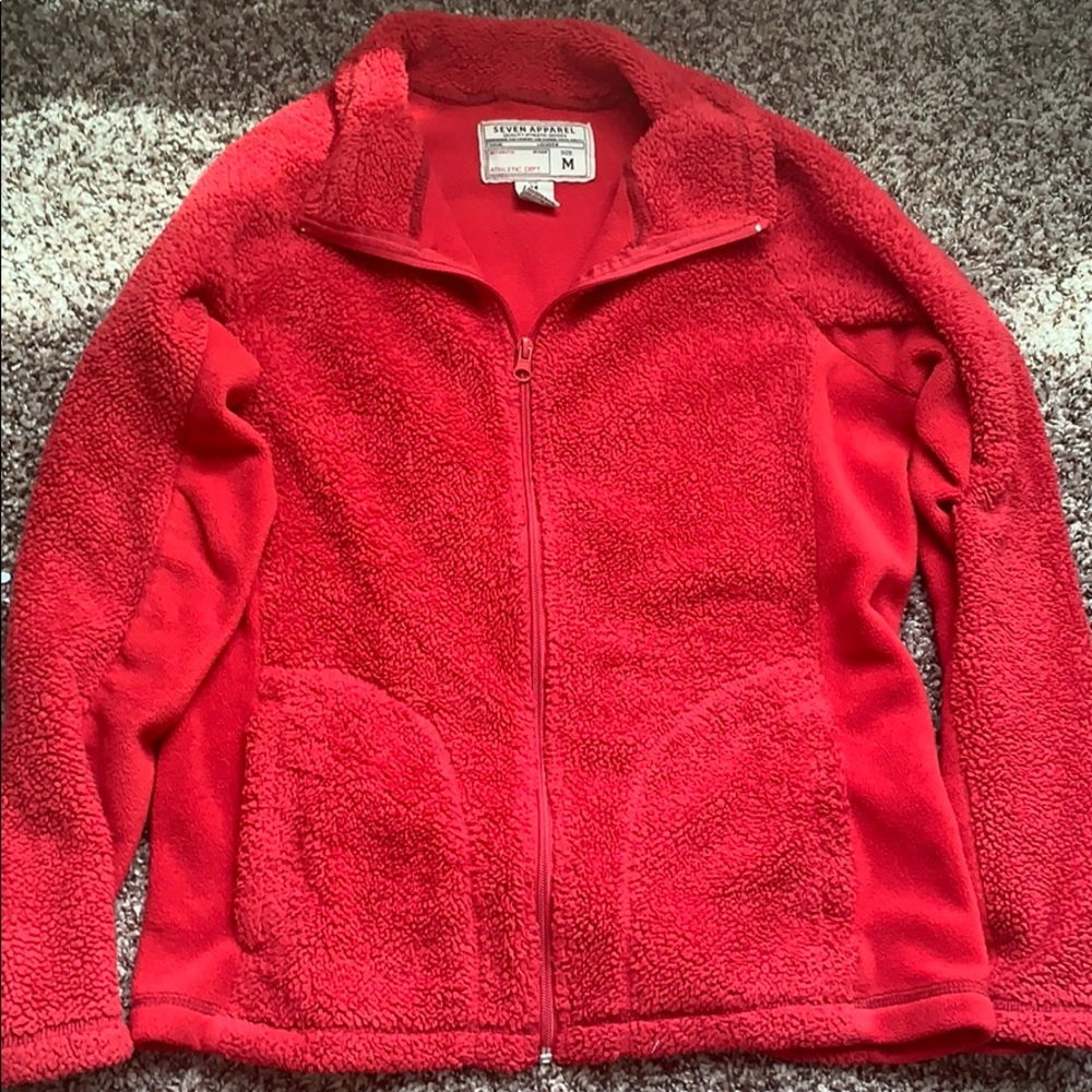 Red Fuzzy Jacket